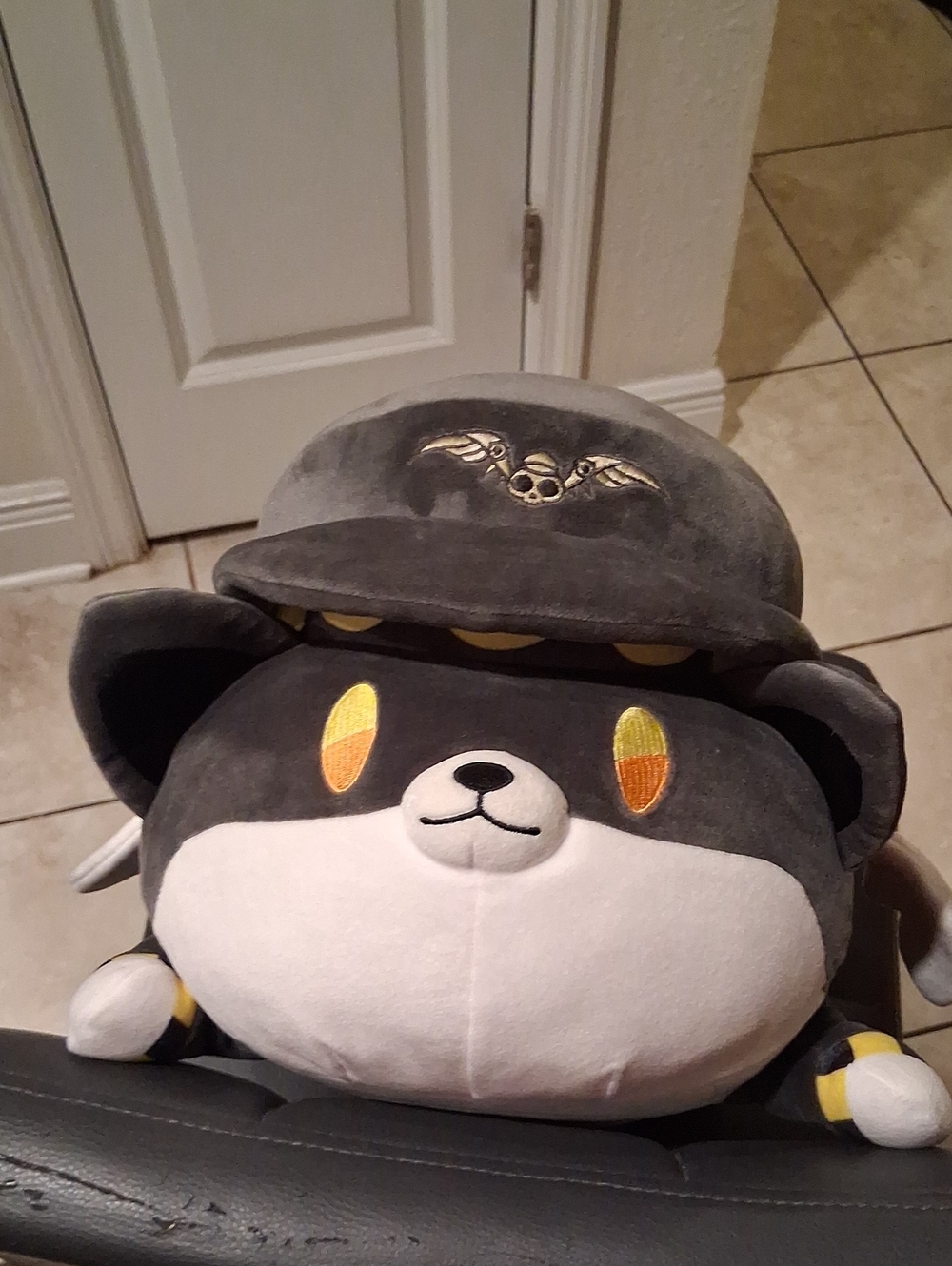 Gray & White Plush Animal
